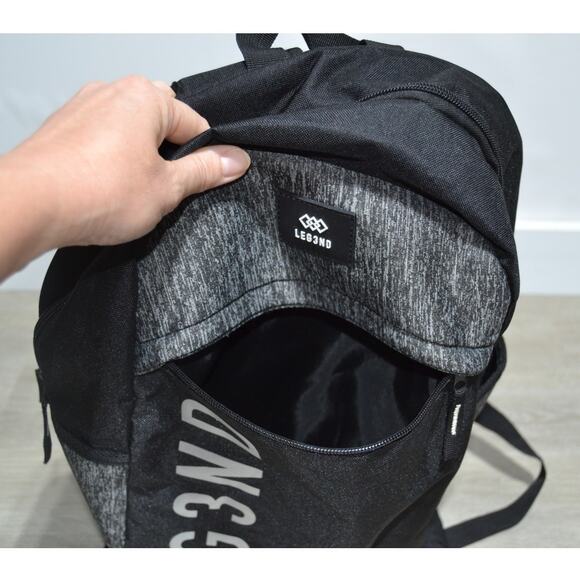 LEG3ND Black and Gray Backpack - Picture 5 of 8